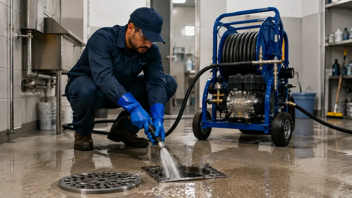 Floor Drain Hydro Jet Cleaning in Playa Del Rey