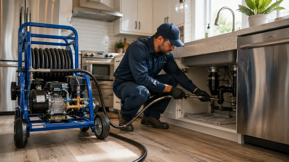 Kitchen Drain Hydro Jetting in Playa Del Rey