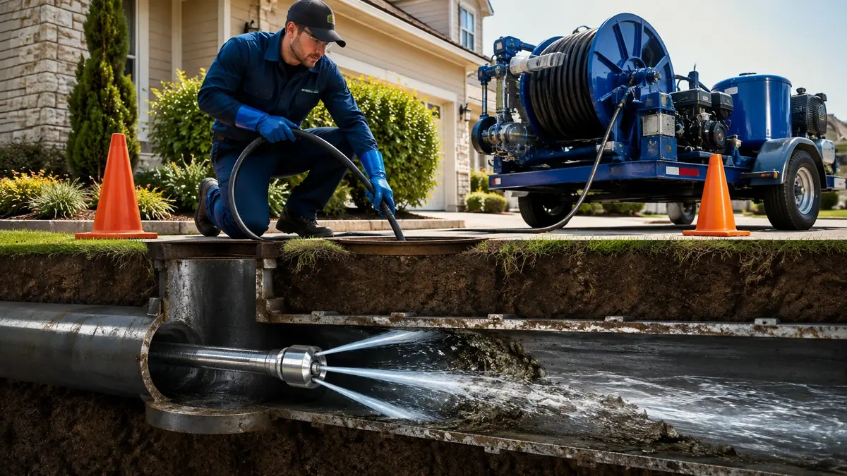 Main Sewer Line Hydro Jet Cleaning in Playa Del Rey
