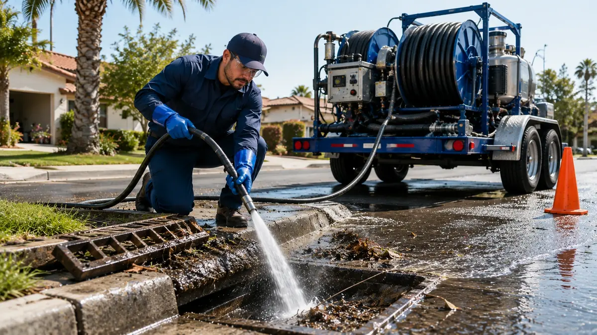 Storm Drain Hydro Jet Cleaning in Playa Del Rey