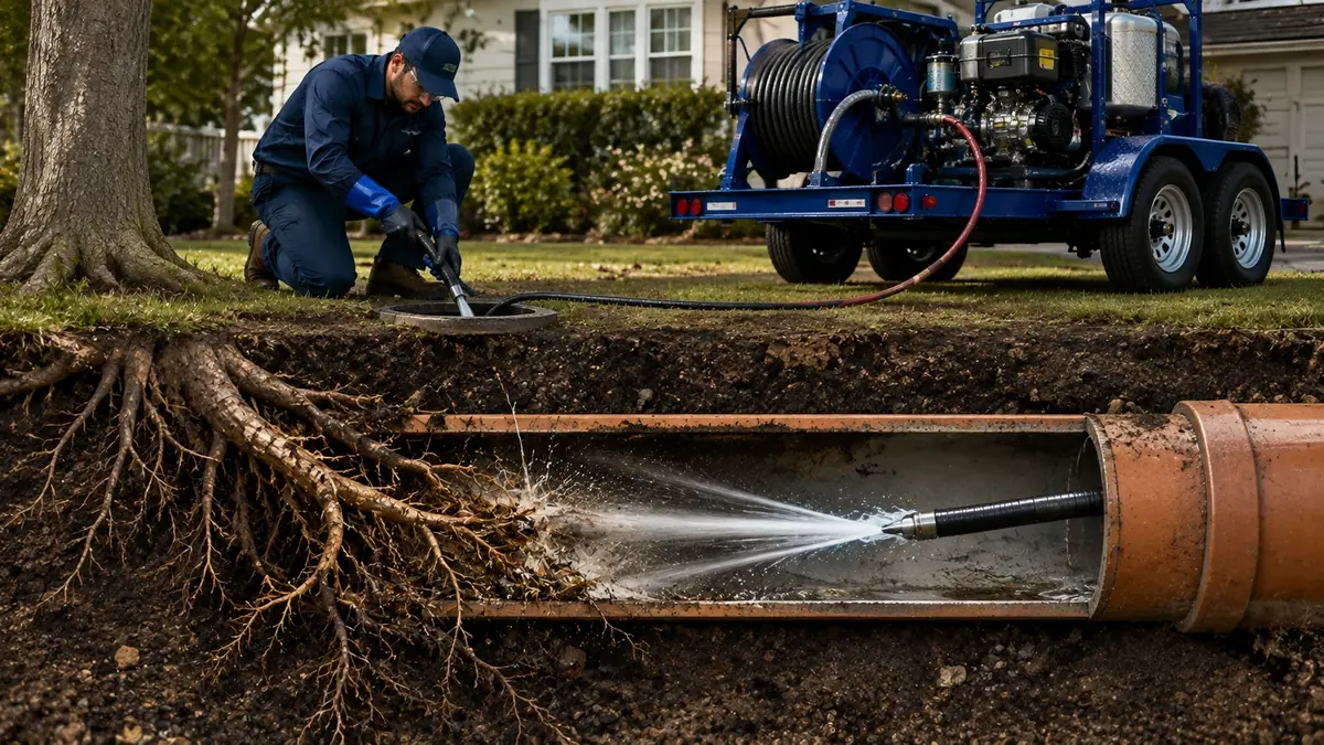 Tree Root Removal with Hydro Jetting in Playa Del Rey